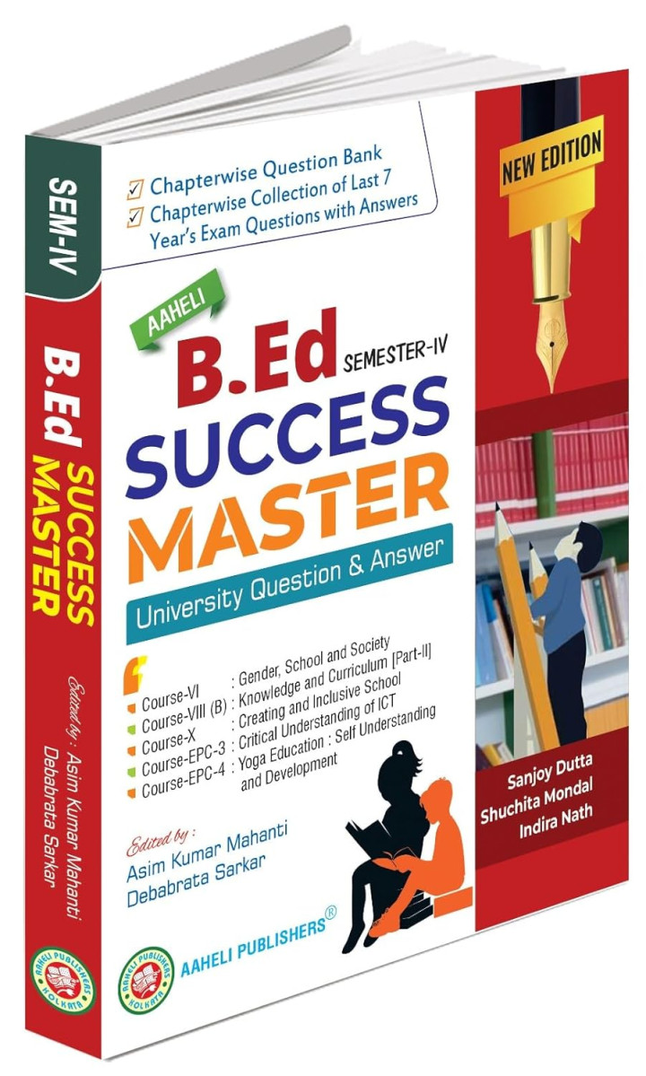 B Ed Success Master 4th Semester By Aaheli Publishers 2023-24