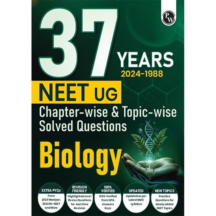 NEET Previous Year Solved Question Papers Biology by PW