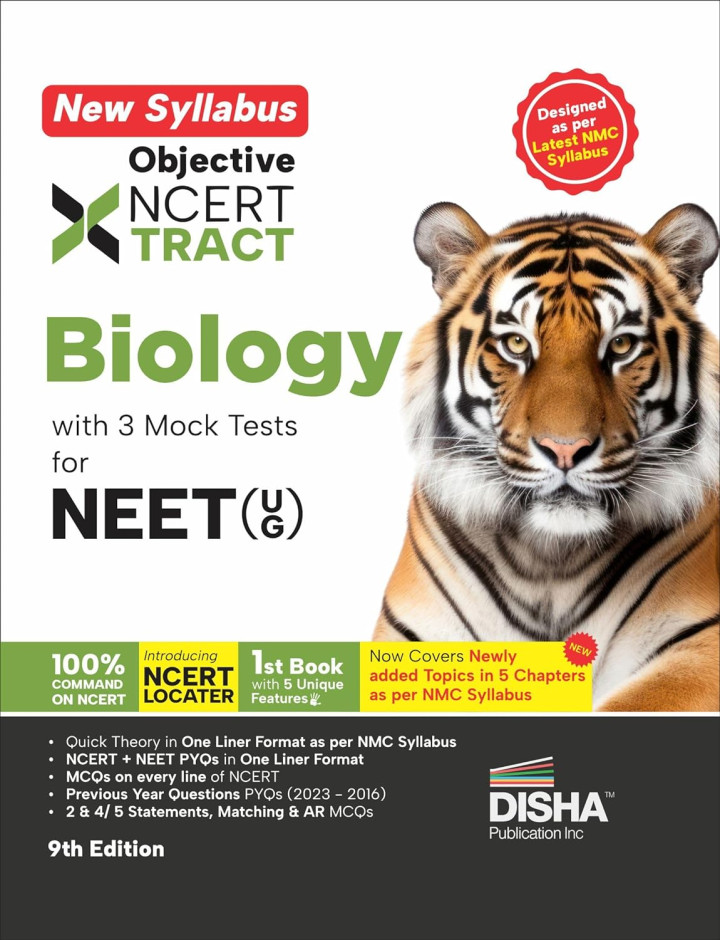 Objective NCERT Xtract Biology with 3 Mock Tests for NEET by Disha Experts