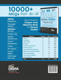 10000+ Objective General Studies MCQs by Disha Experts