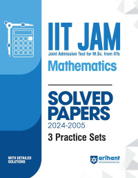 Iit Jam Mathematics Solved Papers and Practice Sets 2024