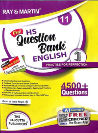 New H S Question Bank English Class 11 By Ray & Martin